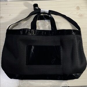 Victoria's Secret Black Mesh Tote Bag